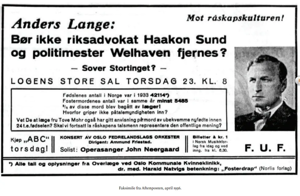 Historisk fotografi fra kvinneklinikken