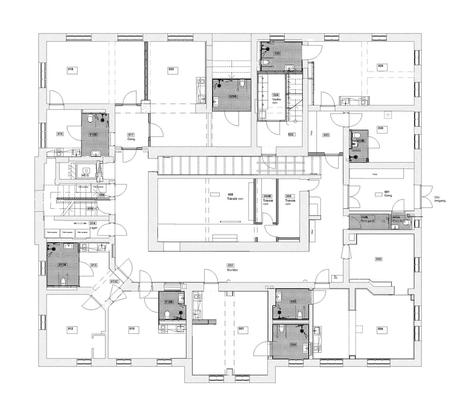 Plantegning Underetasje i Josefines gate 30