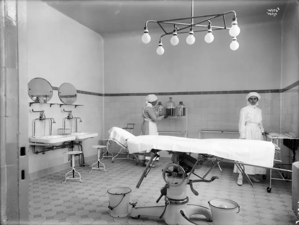 Operasjonssalen i Lindboes klinikk